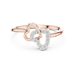 Anillo de Diamantes Cultivados en Laboratorio, Redondos, en Oro Blanco de 14K para Mujer |   Ropa de Oficina |   Diamante Cultivado Nuevo - Product Image 2