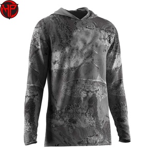 Vêtements de pêche personnalisés, sublimation, UPF50+, respirant, séchage rapide, léger, recyclé, sweat à capuche de pêche à manches longues - Product Image 3