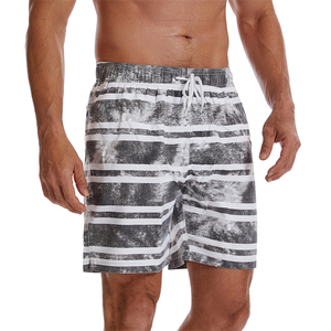 Custom Logo Sublimation Men's Beach Vacation Printed Breathable Windproof Waterproof Drawstring Knee Length Knitted <b>Board</b> Shorts - Product Image 4