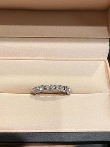 Moissanite Oval Cut Diamond Promise Half Band <b>Ring</b> For Women's original 925 Silver For Wedding Surprise Gift For Lovers - Product Image 6