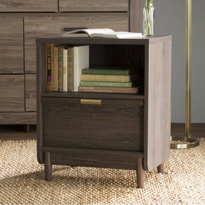 Diseño moderno hecho a mano muebles de dormitorio de madera natural nueva fabricación mesitas de noche de madera buenos precios para apartamentos - Product Image 4