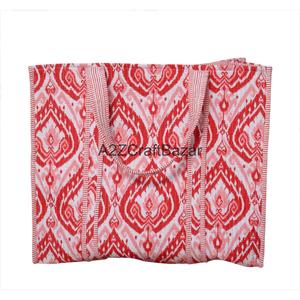Bolsa de Playa Grande, Hecha a Mano, 100% Algodón, Estampada, con Asa Larga, Reutilizable para Viajes y Uso Diario, Ideal para Regalo - Product Image 6
