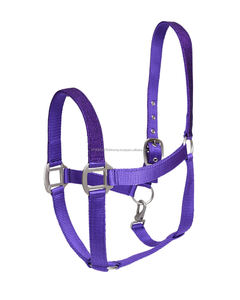 Selle anglaise en nylon à logo personnalisé à forte demande Halter de course de chevaux Headstall équestre confortable - Product Image 4