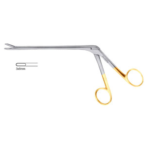 JACKBILLY Rongeurs orthopédiques manuels en acier inoxydable de 8 pouces, de haute qualité, droits, avec disque de compression de 2 x 10 mm - Product Image 2