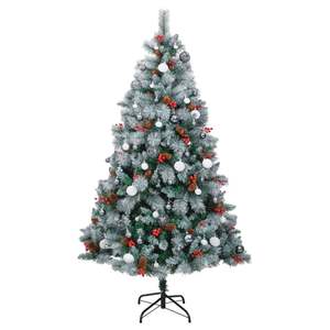 Sapin de Noël Artificiel Articulé avec 300 LED et Ensemble de Boules 94,5 pouces Décorations de Noël - Product Image 4