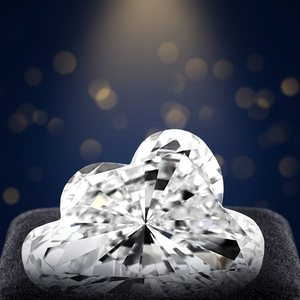 Diamant de laboratoire Premium Antique Cloud Cut, couleur D-F, excellente finition, clarté CVD VVS-VS, pour la fabrication de bijoux pour femmes et sur mesure - Product Image 2