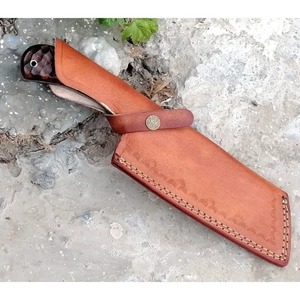 Cuchillo de Chef de Acero al Carbono de 10 Pulgadas Hecho a Mano con Funda de Cuero Única y Mango Elegante Personalizable - Product Image 2