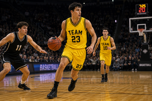 Premium Sublimated Basketball Uniform Set with Custom Logo Printing, <b>Athletic</b> Basketball Clothing for Teams - Product Image 5