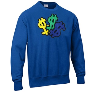 Sweatshirts d'hiver unisexes à manches longues de haute qualité, légers, imprimés sur mesure, avec col en O, décoration tricotée pour hommes de grande taille - Product Image 1