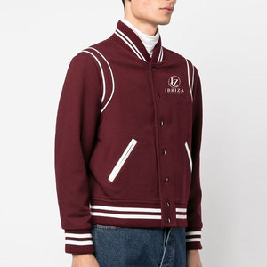 Dernières Tendances : Blousons d'Hiver Homme Style Letterman, Col Montant Personnalisé, Qualité Supérieure, Séchage Rapide, Respirant, Vente en Gros, Service OEM - Product Image 3