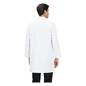 Unisex Classic White Cotton <b>Scrub</b> <b>Sets</b> with Jersey Fabric Needle Detection Professional Medical Nurse Uniform for Hospital Use - Product Image 2