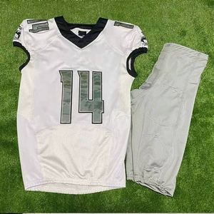 ชุดยูนิฟอร์มอเมริกันฟุตบอลสำหรับผู้ใหญ่และเยาวชน แบบซับลิเมชั่น พร้อมปักชื่อทีมตามสั่ง สำหรับทีมขายส่ง - Product Image 1