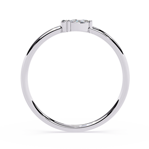 Anillo de Compromiso de Platino para Mujer con Diamante Corte Pera, Certificado GIA, Color D Natural, Estilo Clásico - Product Image 4