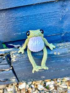 Offre Spéciale – Poupées Animaux au Crochet Faites Main, Adorables Jouets en Peluche Tricotés, Mini Grenouille, Crabe, Chien au Crochet pour Bébés – Idéal Cadeau - Product Image 2