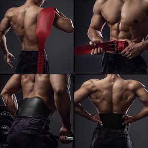 Cinturones de Levantamiento de Pesas de Cuero de Alta Calidad 2026 para Hombres y Mujeres, Cinturón de Powerlifting Ajustable con Palanca, Cinturones de Fitness para Gimnasio - Product Image 6