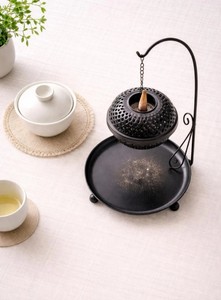 Quemador de Incienso Aromático Colgante de Hierro con Soporte |   Quemador de incienso estilo linterna |   Portafragancias Decorativo y Duradero para el Hogar - Product Image 2