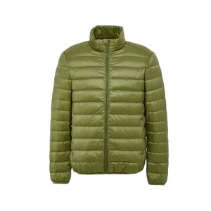 Chaqueta Acolchada Ligera para Hombre en Verde Oliva, Negro, Borgoña, Gris, Naranja y Azul Rey, Abrigo de Invierno Plegable con Logotipo Personalizado OEM - Product Image 1