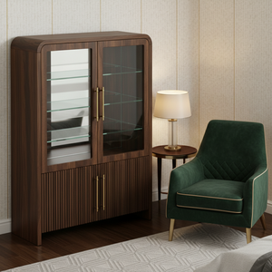 Display Cabinet Solid Wood Modern Coffee Table for Living Room <b>Sofa</b> Set Furniture Living Room <b>Sleeper</b> Handcrafted Indoor OEM ODM - Product Image 6