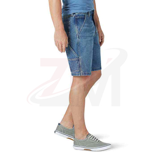 Shorts de Mezclilla Casuales Premium para Hombre, con Cristales de Imitación, Estilo Urbano, Proveedor OEM ODM, 100% Calidad - Product Image 1