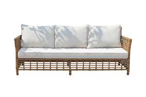 Conjunto de Sofás de Mimbre de Bambú Premium Alpine para Patio y Jardín - Product Image 3