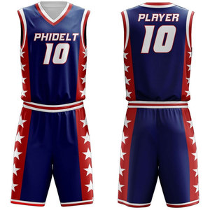 Uniforme de Baloncesto Personalizado de Alta Gama por Sublimación, Uniforme Deportivo Hecho a Medida, Tejido de Malla Transpirable, Uniforme de Equipo - Product Image 1