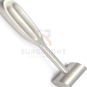 Maillet chirurgical manuel en acier inoxydable de classe II certifié CE, qualité supérieure, 17 cm, pour usage hospitalier, par Blush Surgical - Product Image 4