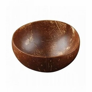 Bol en coquille de noix de coco poli FS INTERNATIONAL, design tropical côtier, vaisselle fabriquée à partir de coquille naturelle - Product Image 3