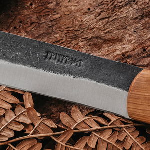 Viings Seax Handmade DIY Straight Edge <b>Clip</b> Point Carbon Steel Blade 14in Wooden Fixed Outdoor Survival Fighting Knife OEM - Product Image 4