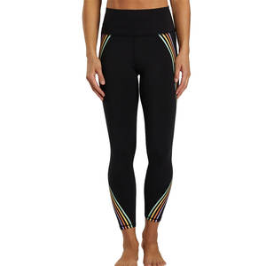 Leggings deportivos de cintura alta para mujer, de licra y nailon, para yoga y fitness, al por mayor. - Product Image 6