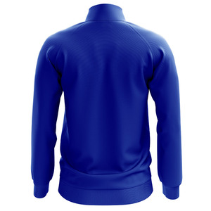 Chaqueta deportiva para hombre con cremallera, cuello alto, ropa deportiva exterior, logotipo personalizado, abrigo de entrenamiento de invierno, impresión por sublimación, cremallera. - Product Image 2