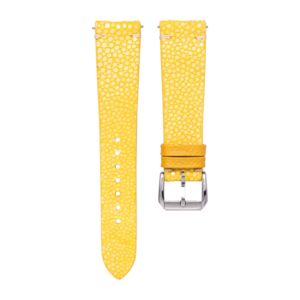 Bracelet de montre en cuir de raie emblématique avec grain perlé unique pour montres de luxe – Une œuvre maîtresse intemporelle - Product Image 6