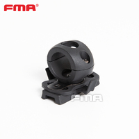 Adaptateur de rail à pince unique en nylon FMA, pince pour lampe de casque, accessoires tactiques de chasse TB371