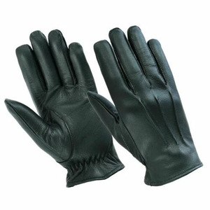 Luxury Black Goat Leather <b>Gloves</b> for Men & Women Hand-Stitched Ultra Soft All-Season Driving & Cycling <b>Gloves</b> - Product Image 3