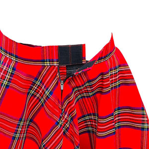 Jupe Kilt Hybride Écossaise Personnalisée pour Femme, Faite à la Main, Double Couche, Style Streetwear et Clubwear, OEM ODM - Product Image 3