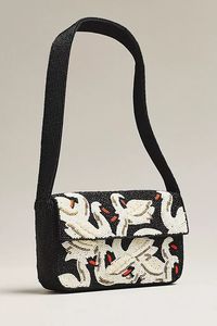 Sac à bandoulière en perles blanches « I Love New York City » fabriqué à la main, directement de l'usine, avec plan de conception - Product Image 5