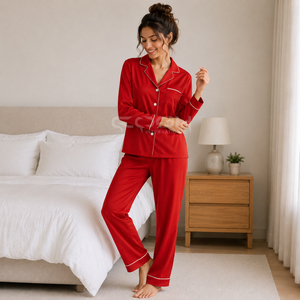 Conjunto de Pijama de Dos Piezas Cosh International Custom Divine Nine Sorority, Ropa de Dormir Transpirable e Informal, Última Moda de Primavera - Product Image 4