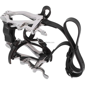 Spéculum dentaire équin réutilisable Gervet, style McPherson, en acier inoxydable, ensemble d'ouvre-bouche pour chevaux, sangles réglables, vétérinaire - Product Image 4