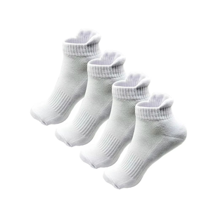 Ankle <b>Socks</b> Men Women <b>Running</b> Sport Quick Dry Knitted Breathable White Gray Black Green Solid Color Summer Thin Fit - Product Image 2