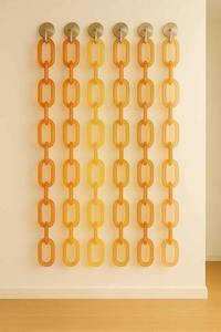 Cadena Decorativa de Pared Hecha a Mano con Eslabones de Resina Ecológica Transparente y Colorida, Personalizable, para Proyectos de Bricolaje, Separador de Ambientes, Ángel - Product Image 5