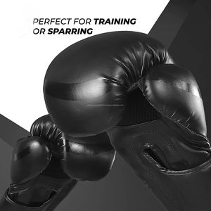 Guantes de boxeo de cuero personalizados cómodos para entrenamiento, combate y luchadores profesionales - Product Image 4