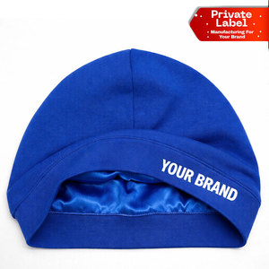Bonnet de nuit en satin ultra doux, anti-friction, pour la rétention des cheveux, bonnet soyeux pour les ondulations - Product Image 1