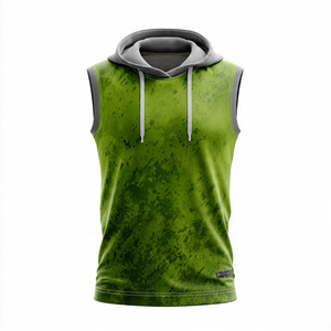 Haut de sport sans manches à action légère pour adultes et jeunes, sublimation football, unisexe - Product Image 4