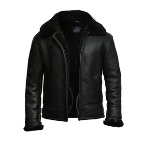 <b>Men</b> Leather Jacket Premium Classic Stylish Winter Outerwear <b>Long</b> Sleeve Zip Up Warm Casual Fashion <b>Coat</b> <b>for</b> Everyday Outdoor - Product Image 5