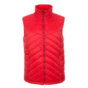 เสื้อกั๊กพัฟเฟอร์บุขนเป็ดสำหรับผู้ชาย สีกรมท่า คุณภาพดีที่สุด สวมใส่สบายสำหรับฤดูหนาว  รับสกรีนโลโก้ตามแบบ - Product Image 4