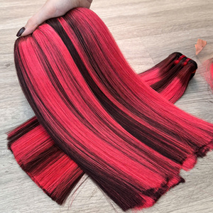 Cheveux vierges vietnamiens roses piano, lisses comme des baguettes, de luxe, super double drawn, livraison rapide depuis l'usine, super double drawn - Product Image 5