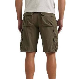 Men's Custom Print Logo 100% Cotton Canvas Drawstring Knitted Quality Casual Fleece Gym Sweat Cargo Shorts Plus Size - Product Image 2