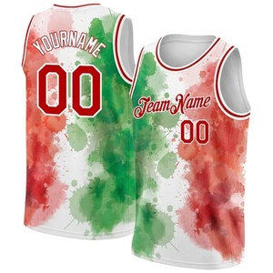 Services OEM sur mesure, uniformes de basketball personnalisés confortables, imprimés lumineux, respirants, à séchage rapide, anti-humidité, pour enfants et adultes - Product Image 1