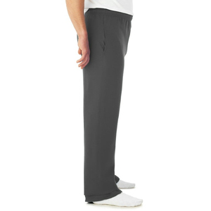 Wholesale Canvas Fleece Open Leg <b>Oversized</b> Straighten Leg Sweatpants Men Casual Baggy High Street <b>Joggers</b> Plus Size Eco-Friendly - Product Image 2
