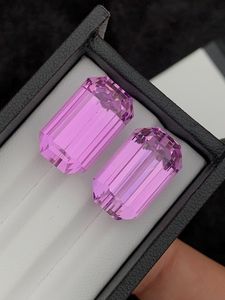 Rare <b>Pink</b> Kunzite Gemstone Faceted Cut High Brilliance Loose Stone For Jewelry Making Ring Pendant <b>Healing</b> - Product Image 3