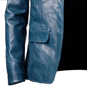 Chaqueta de invierno de cuero genuino de alta calidad para hombre que ofrece comodidad, calidez y un atractivo de moda atemporal. - Product Image 6